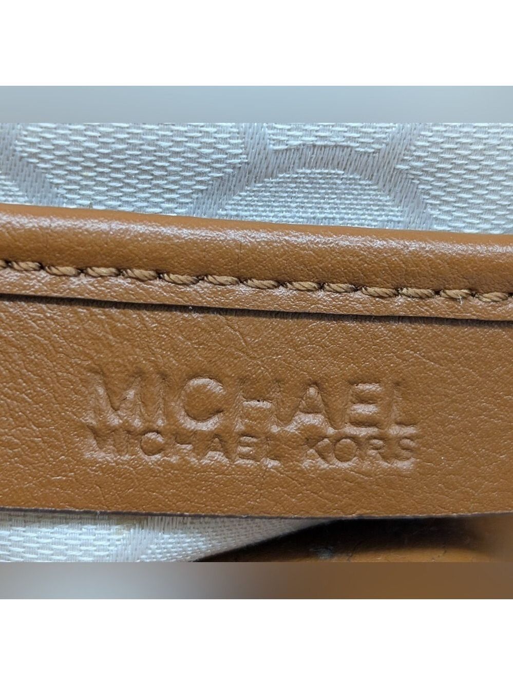 Michael Kors Yellow Marina Large Canvas Drawstring Tote - Picture 11 of 16
